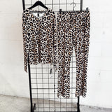 Women’s Bamboo Two Piece Set in Ava (Leopard)