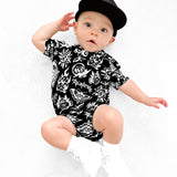 Bamboo Bubble Romper in Bad Boy [Midnight Edition]