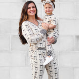 Women’s Bamboo Two Piece Set in Lana (Bows)