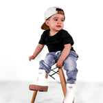 RB x LB The Core-Classic Midi Boot in White / Taupe - Rebel Bro