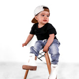 RB x LB The Core-Classic Midi Boot in White / Taupe - Rebel Bro