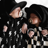 Hooded Fleece Romper in Jagger
