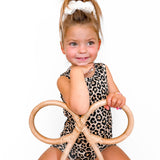 Tank + Biker Two Piece Set in Ava (Leopard)