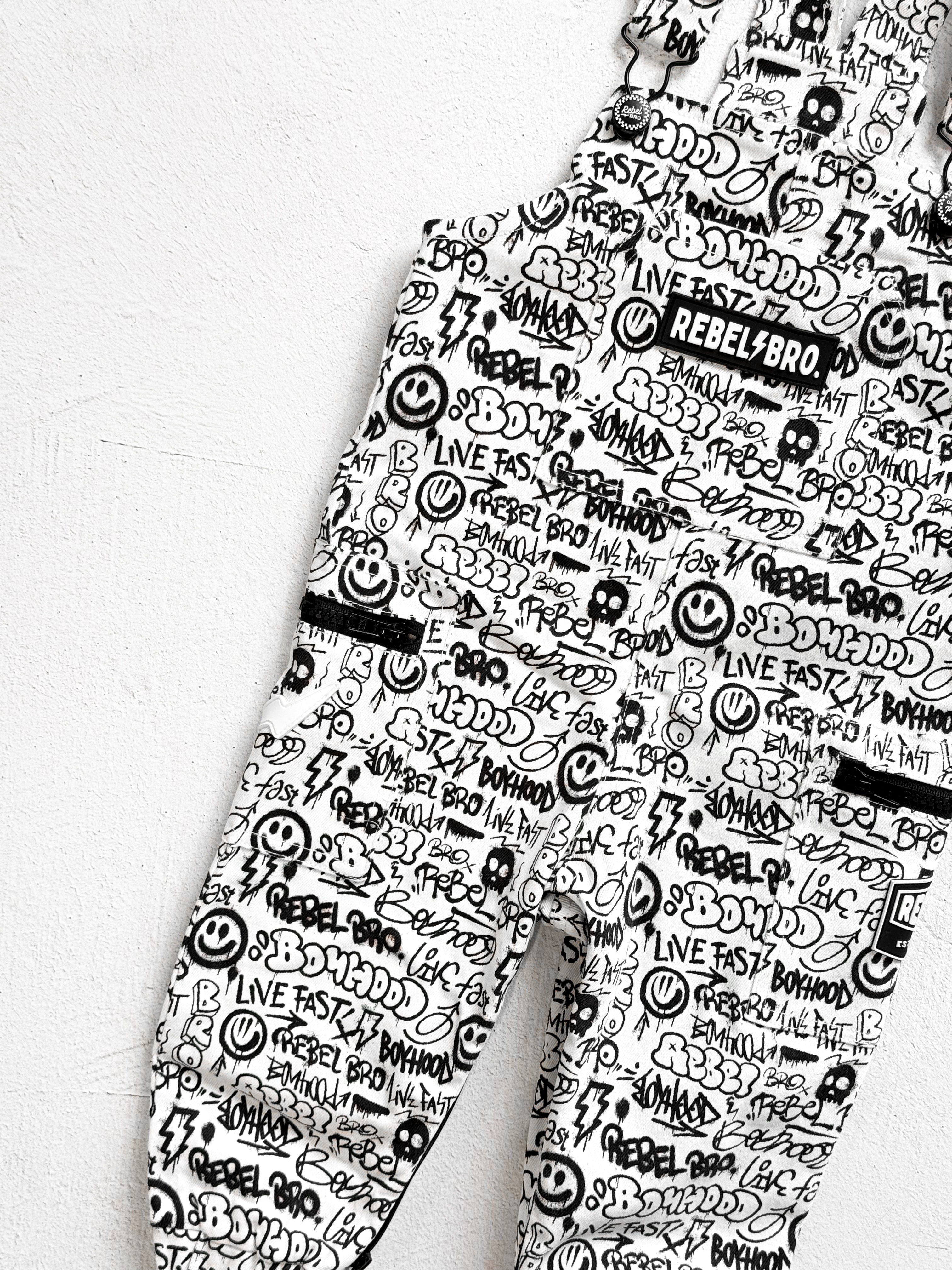 The Live Fast Overall in Urban Drip - Rebel Bro