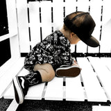 Bamboo Bubble Romper in Bad Boy [Midnight Edition]