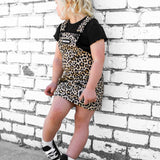Overall Dress in Ava (Leopard)