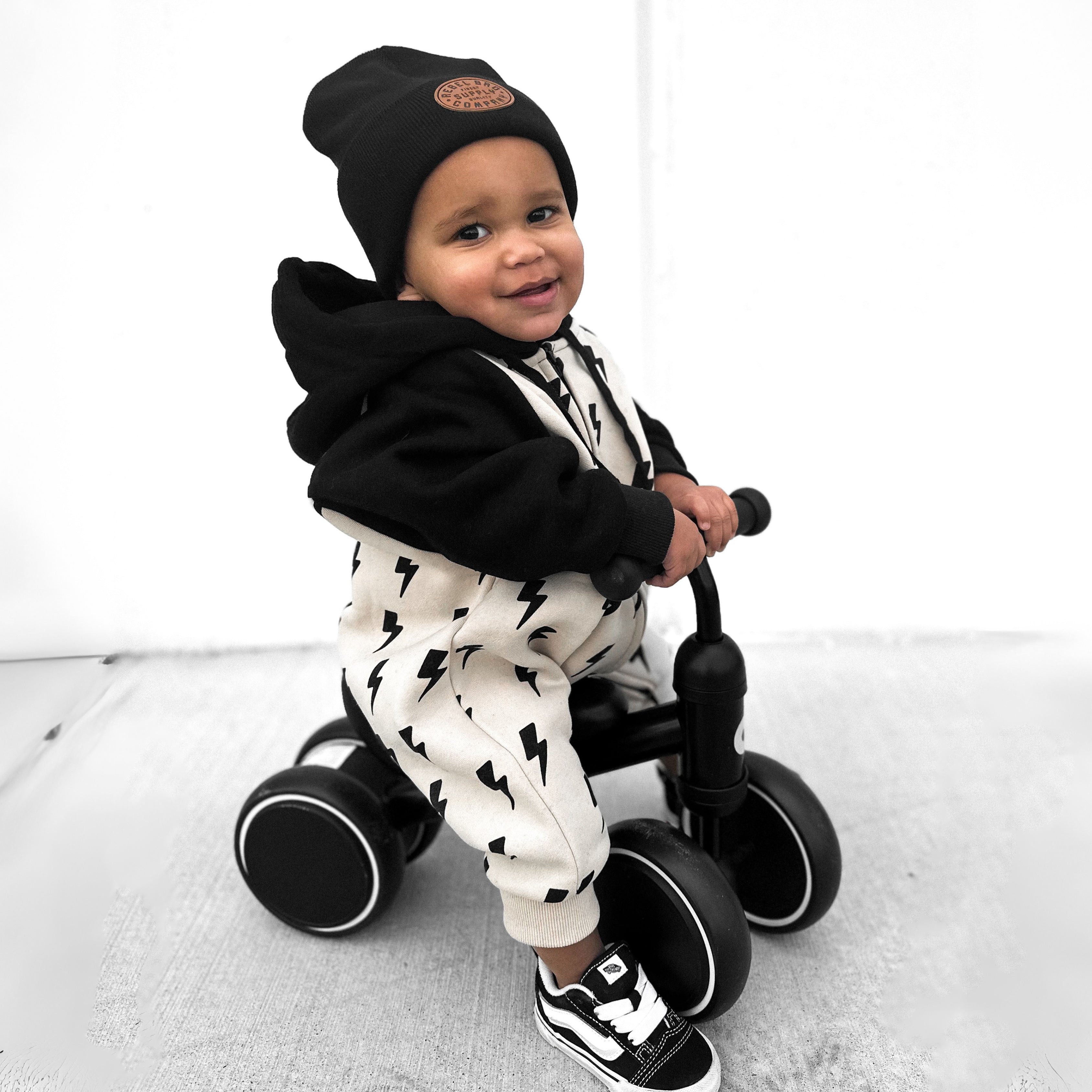 Ridge Beanie in Jett (FINAL SALE) - Rebel Bro