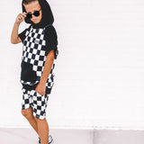 Short Sleeve Hoodie in Venice