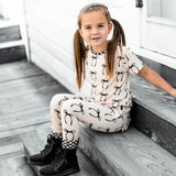 Bamboo Two Piece Set in Lana (Bows)