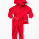 Waffle Set in Rebel Red