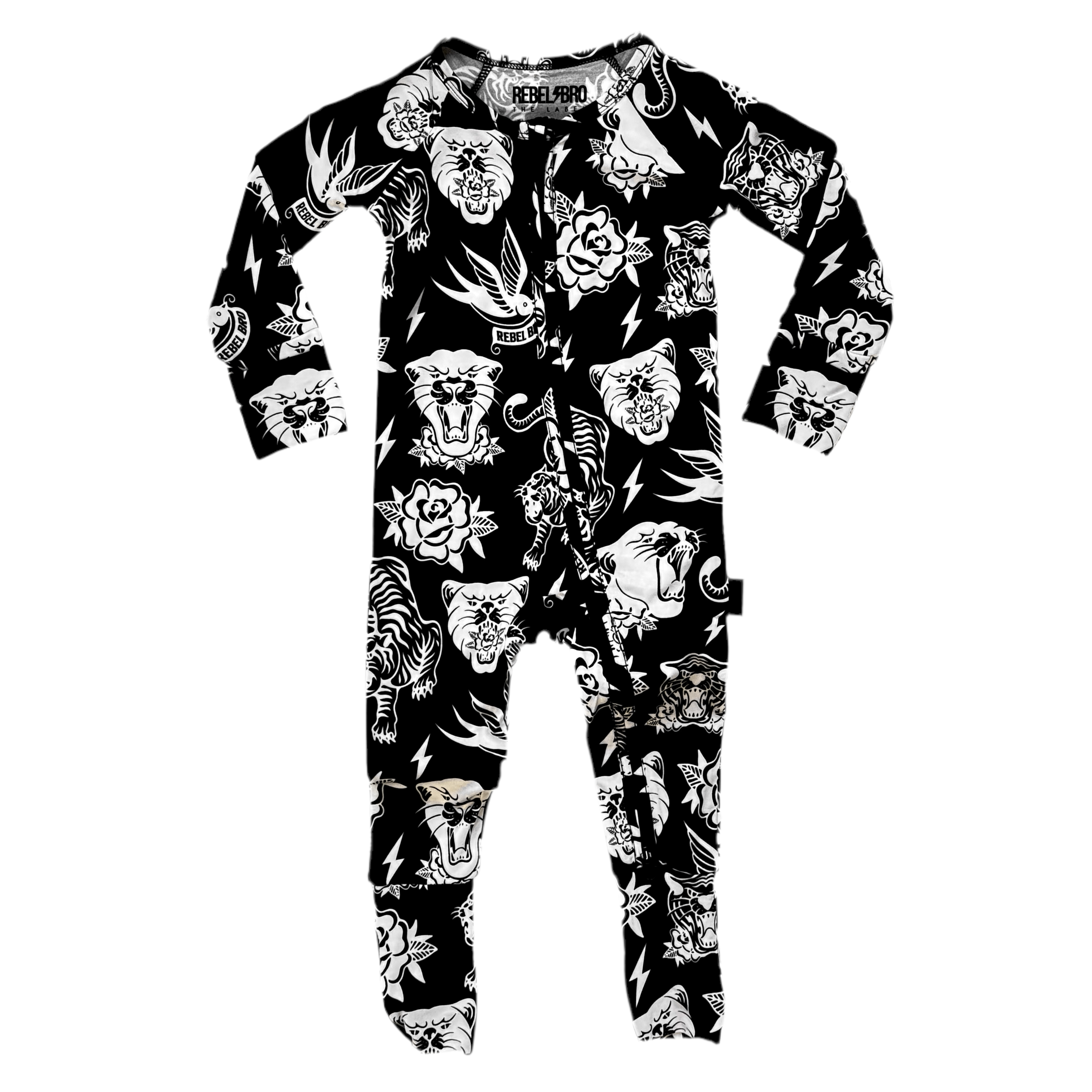 Bamboo Zippy Sleeper in Born to Be Wild - Rebel Bro