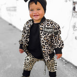 Bomber Jacket in Ava (Leopard)
