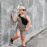 Tank + Biker Two Piece Set in Ava (Leopard)
