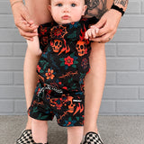 Everyday Cotton Shorts Set in Inkworks
