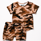 Biker Two Piece Set in Ranger