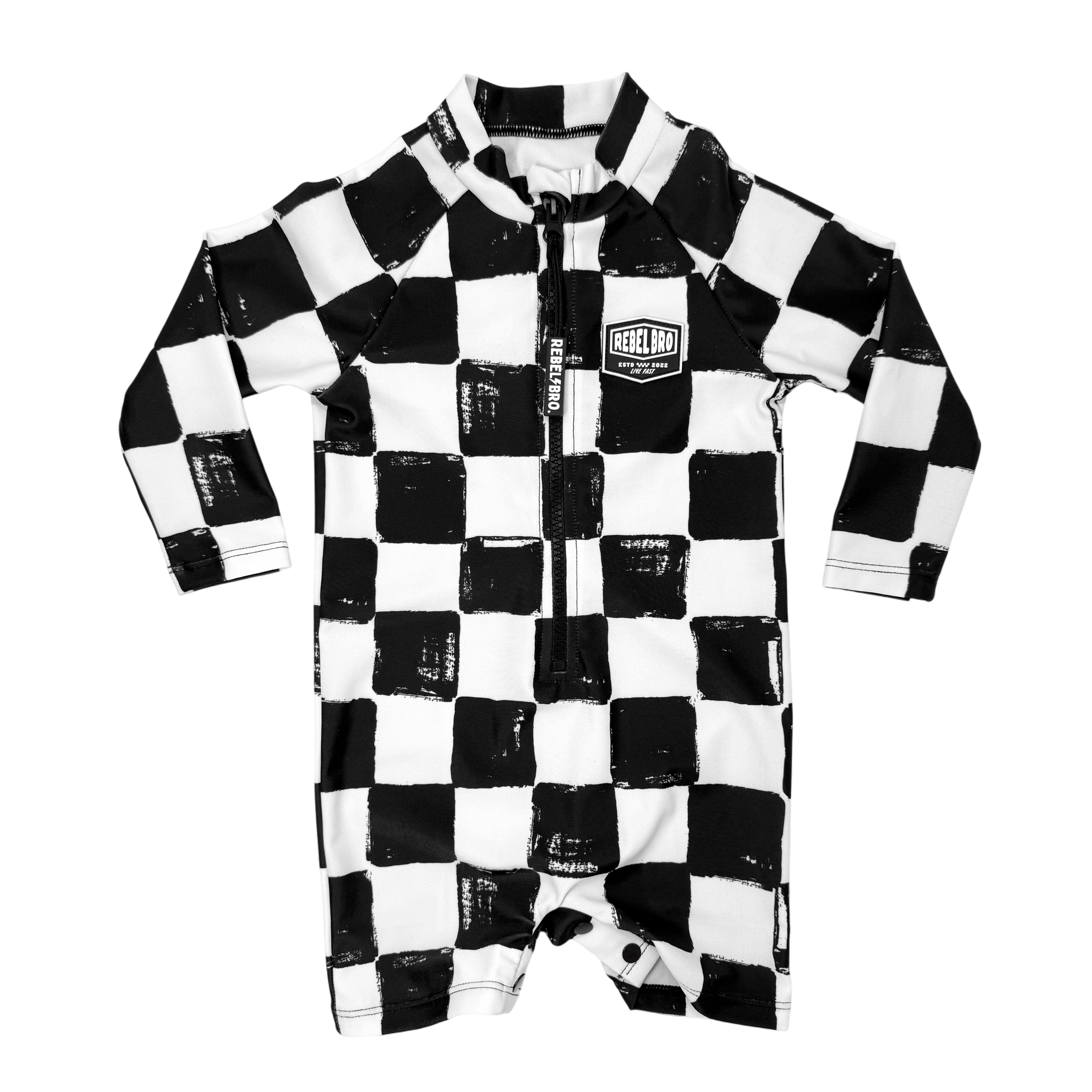 UPF50+ Swim Romper in Vintage Venice - Rebel Bro