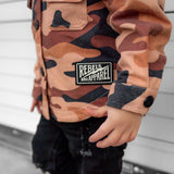 Hooded Flannel in Ranger Camo
