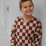 Organic Ribbed Set in Spiced Cider + Graham