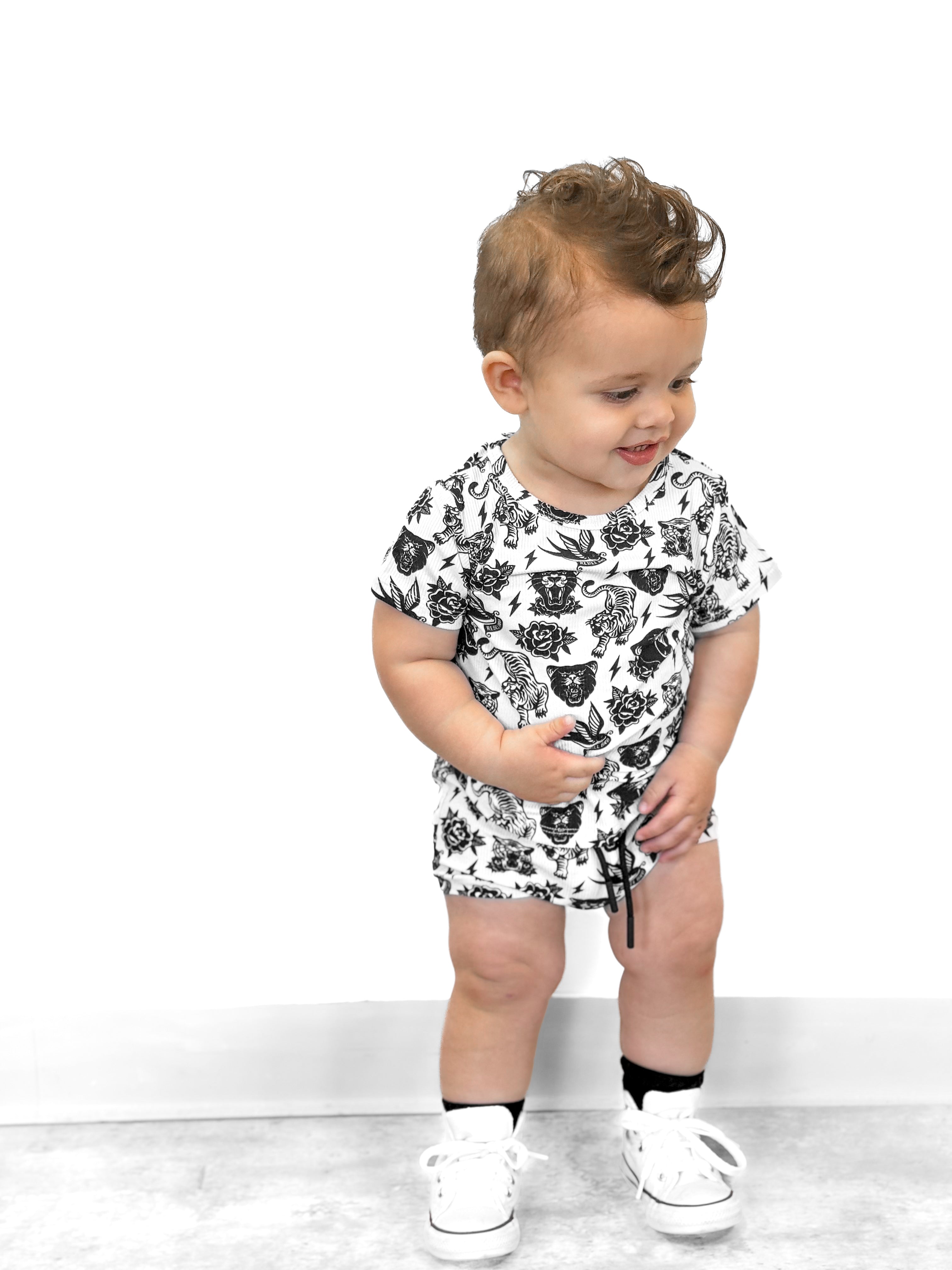 Bummie Two Piece Set in Born to be Wild - Rebel Bro