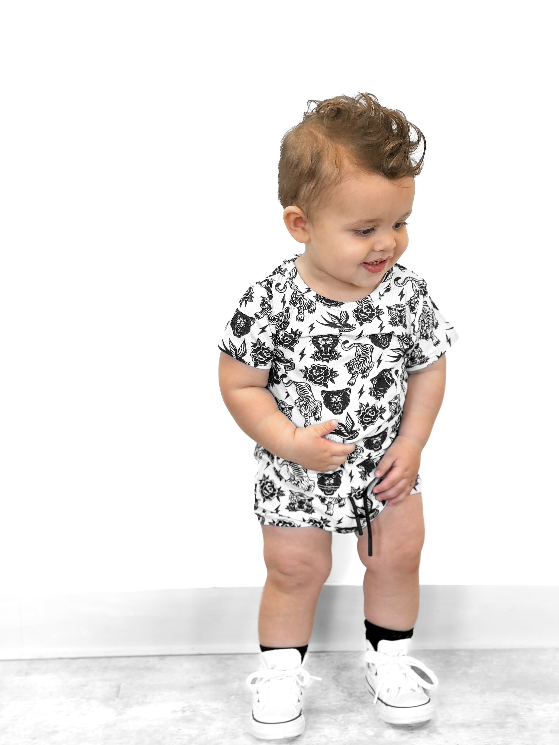 Bummie Two Piece Set in Born to be Wild - Rebel Bro