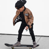 Bomber Jacket in Dark Khaki