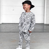 Organic Ribbed Set in Full Throttle