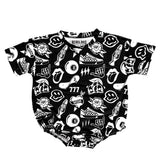 Bamboo Bubble Romper in Warped Tour [Midnight Edition]
