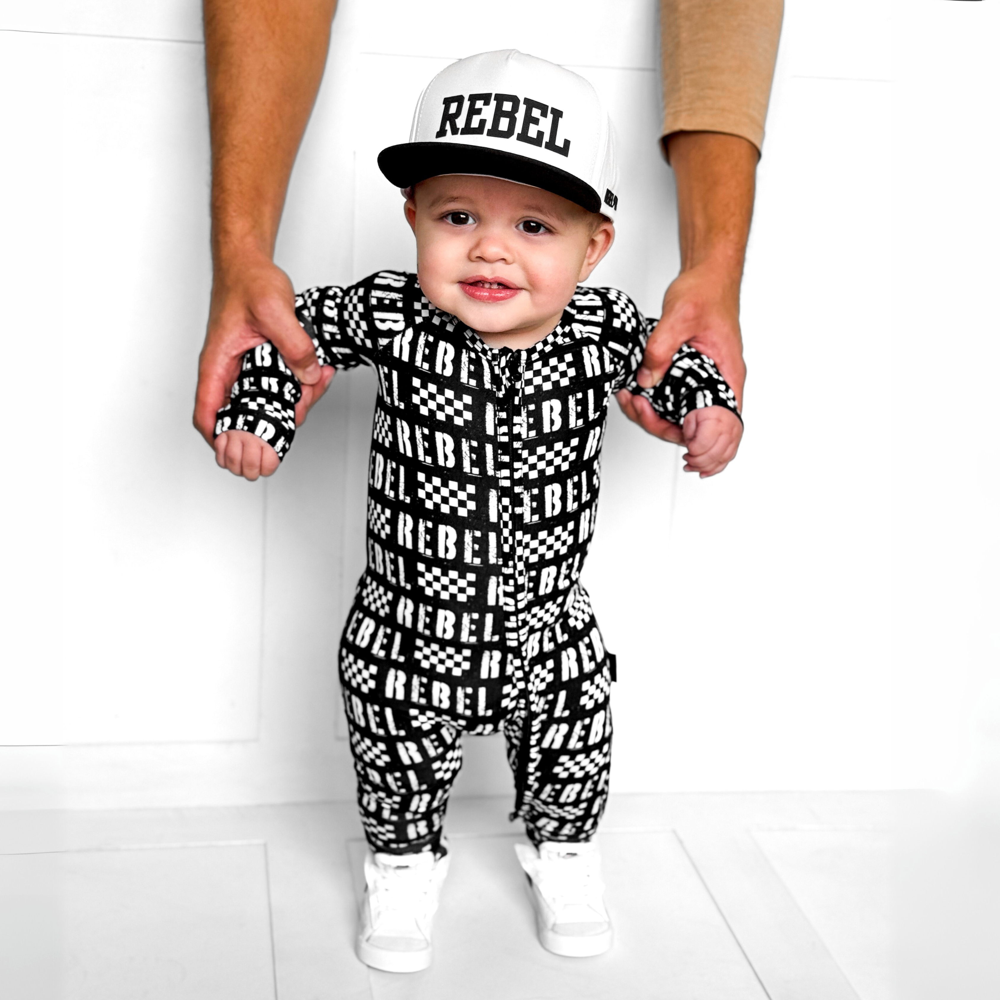 Bamboo Zippy Sleeper in Rebel Racer - Rebel Bro