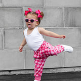 Basic Jogger in Bubble Gum Checkered