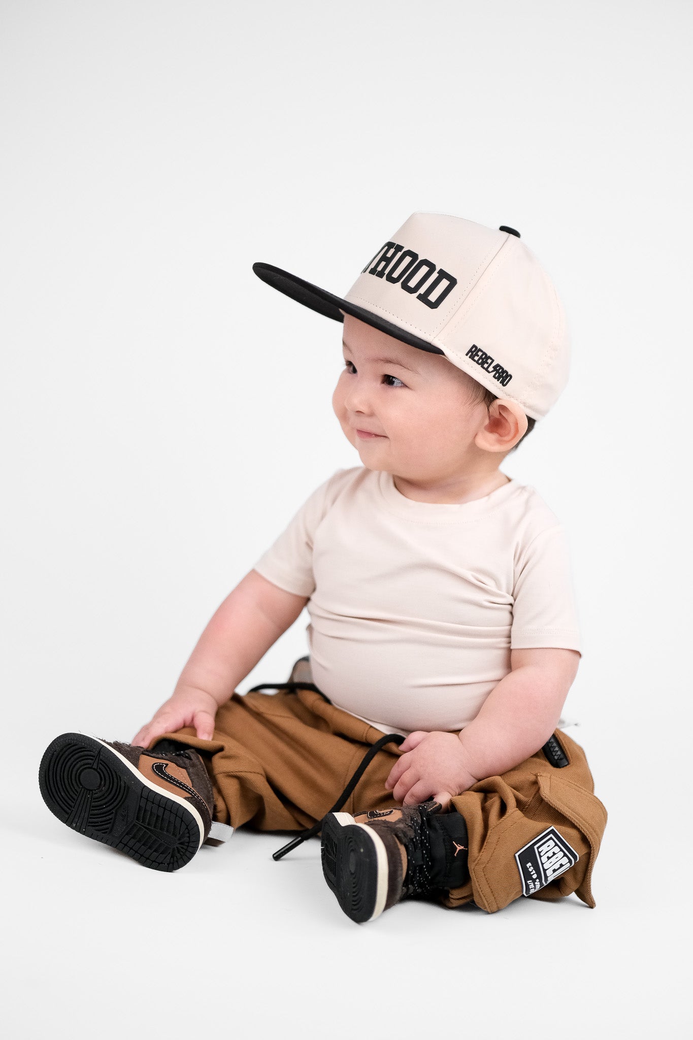 Rebel Cargo Pant in Dark Khaki - Rebel Bro