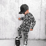 Organic Ribbed Set in Bad Boy [Midnight Edition]