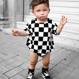 Bamboo Bubble Romper in Venice