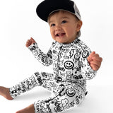 Bamboo Zippy Sleeper in Urban Drip