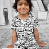 Biker Two Piece Set in Urban Drip