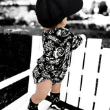 Bamboo Bubble Romper in Bad Boy [Midnight Edition]
