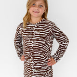 Bamboo Two Piece Set in Desert Zebra