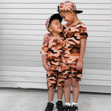 Biker Two Piece Set in Ranger