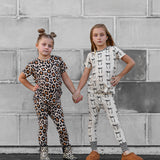 Bamboo Two Piece Set in Ava (Leopard)