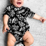 Bamboo Bubble Romper in Bad Boy [Midnight Edition]