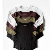 Long Sleeve Bamboo Tees (4 Pack) - Woodlands Series