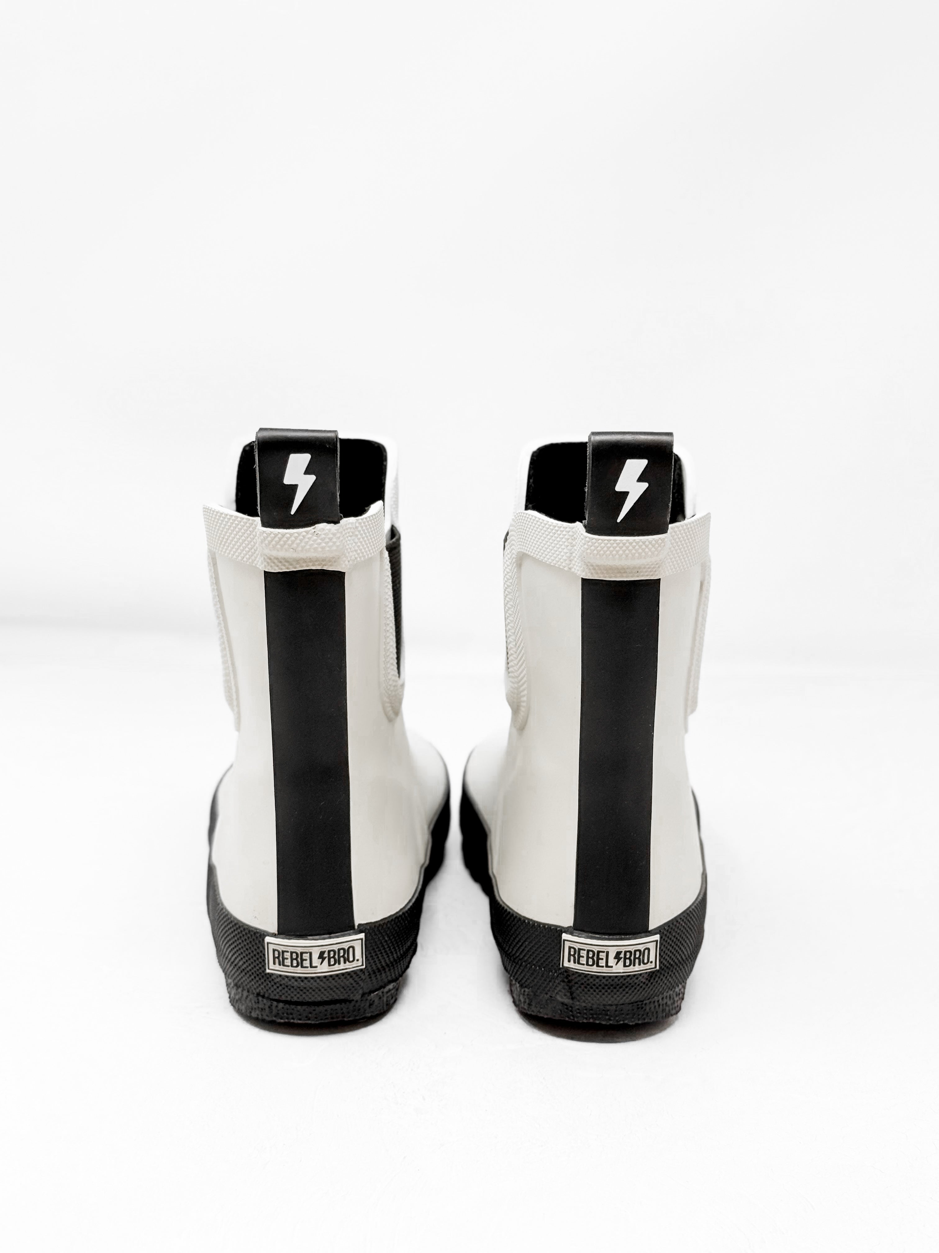 The Core-Classic Midi Boot in Black / White - Rebel Bro