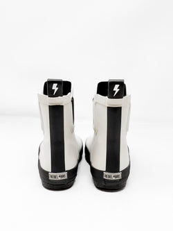 Image of The Core-Classic Midi Boot in Black / White