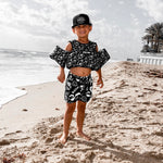 Hybrid Swim Trunks in Warped Tour [Midnight Edition] - Rebel Bro