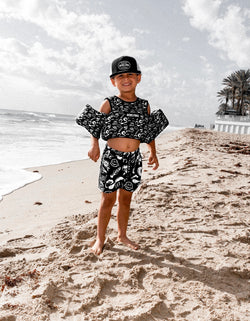 Image of Hybrid Swim Trunks in Warped Tour [Midnight Edition]