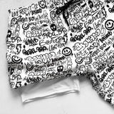 Men's Hybrid Swim Trunks in Urban Drip