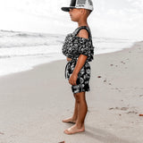 Neoprene Kids Arm Float in Warped Tour [Midnight Edition] - Rebel Bro