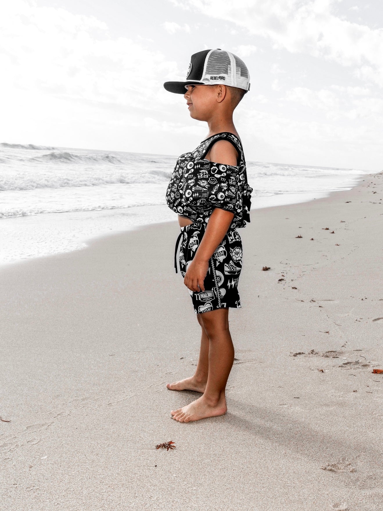 Neoprene Kids Arm Float in Warped Tour [Midnight Edition]