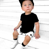 Bamboo Biker Shorts in Bowie