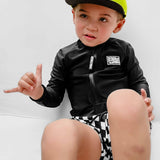 UPF50+ Long Sleeve Rash Guard in Black