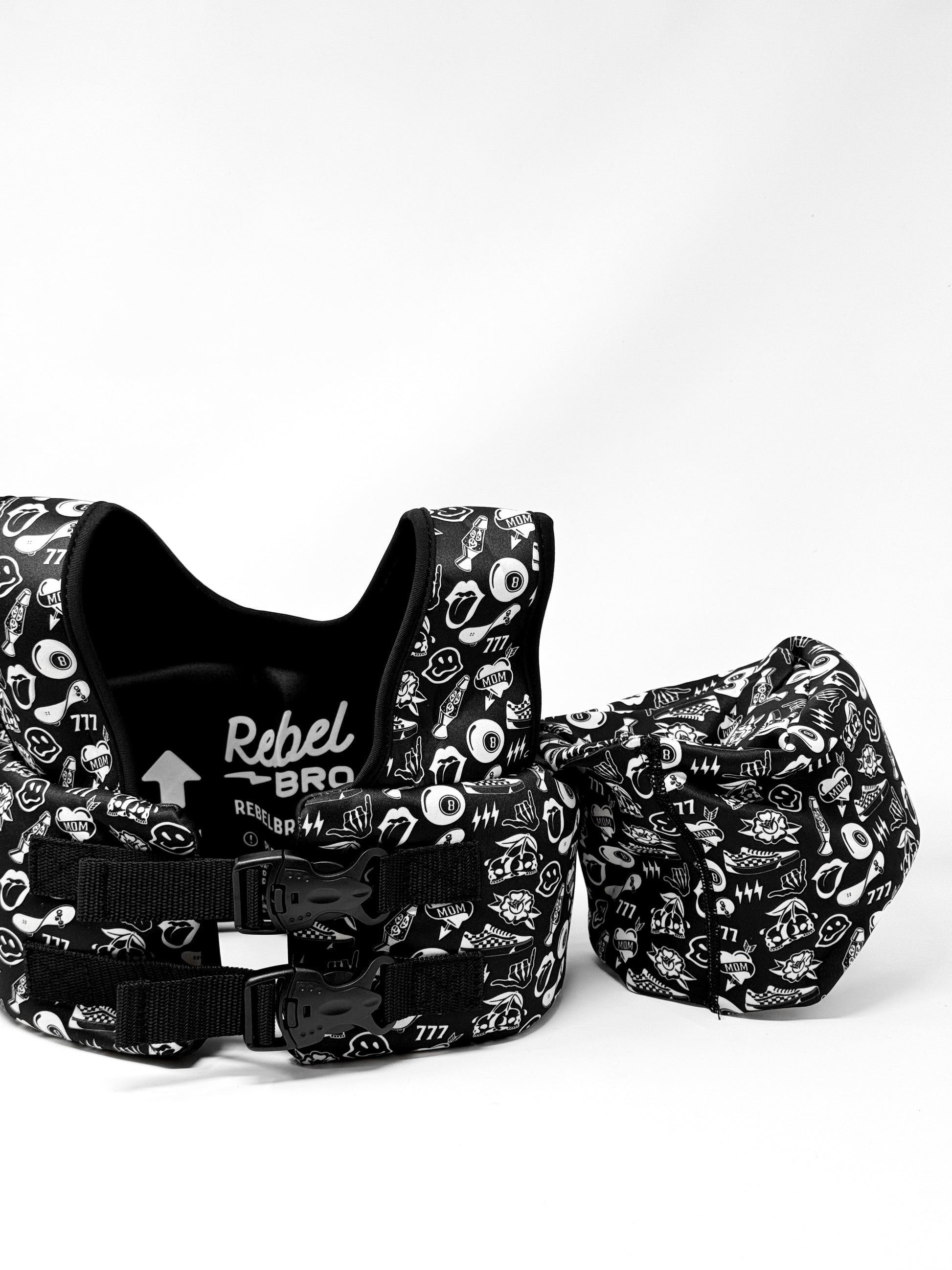 Neoprene Kids Arm Float in Warped Tour [Midnight Edition]